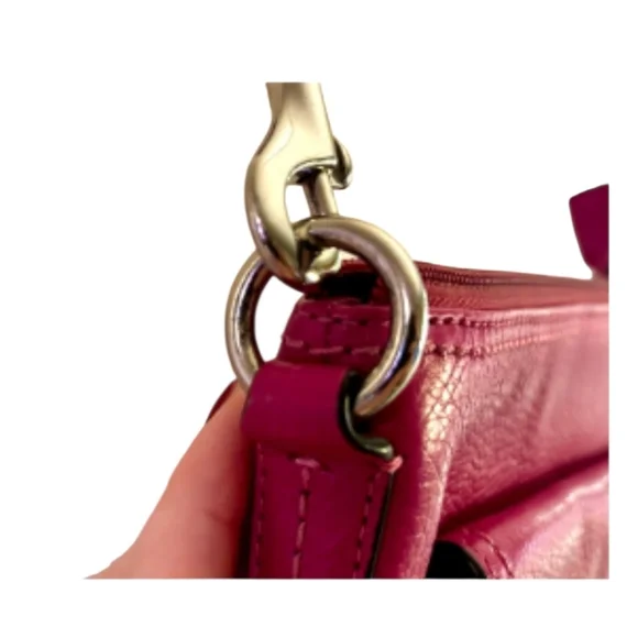 Coach EUC Vintage Pink Leather Crossbody Bag - Picture 3 of 6